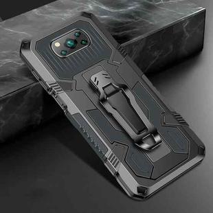 For Xiaomi Poco X3 / Poco X3 FNC / X3 Pro Armor Warrior Shockproof PC + TPU Protective Case(Grey)