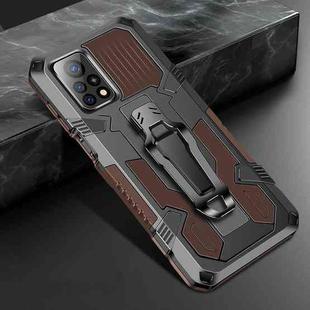 For Xiaomi Mi 10T 5G / 10T Pro 5G Armor Warrior Shockproof PC + TPU Protective Case(Coffee)