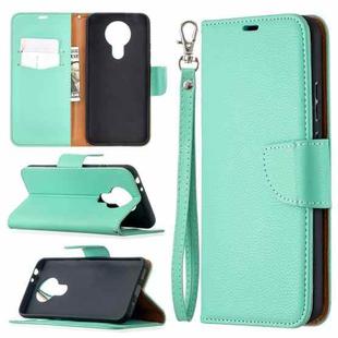 For Nokia 3.4 Litchi Texture Pure Color Horizontal Flip Leather Case with Holder & Card Slots & Wallet & Lanyard(Green)
