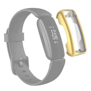 For Fitbit Inspire 2 TPU Electroplating Protective Case Cover(Gold)