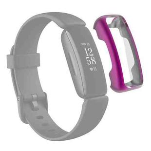 For Fitbit Inspire 2 TPU Electroplating Protective Case Cover(Purple)