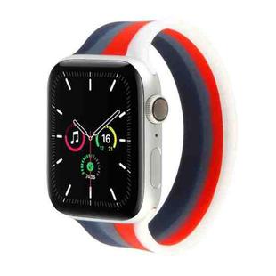 Rainbow Silicone Watchband For Apple Watch Series 7 45mm / 6 & SE & 5 & 4 44mm / 3 & 2 & 1 42mm, Length: S 125mm(9)
