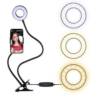 3.5 inch Adjustable Live Broadcast Aluminum Alloy Clip LED Fill Light with Phone Clamp