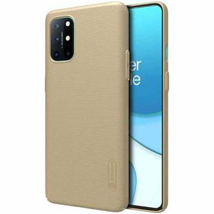 For OnePlus 8T NILLKIN Frosted Concave-convex Texture PC Protective Case(Gold)