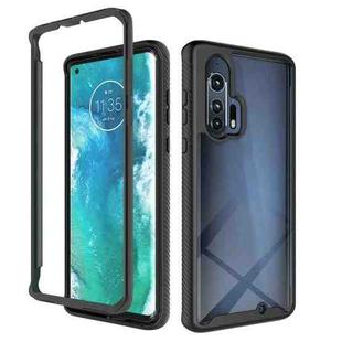 For Motorola Moto Edge Plus Starry Sky Solid Color Series Shockproof PC + TPU Protective Case(Black)