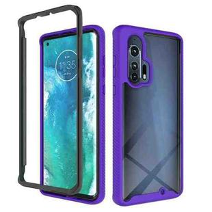 For Motorola Moto Edge Plus Starry Sky Solid Color Series Shockproof PC + TPU Protective Case(Purple)