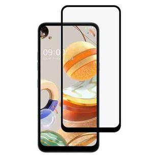 For LG K61 Full Glue Full Screen Tempered Glass Film