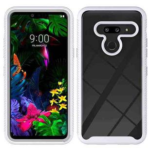 For LG G8 ThinQ Starry Sky Solid Color Series Shockproof PC + TPU Protective Case(White)