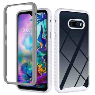 For LG V50S ThinQ 5G / G8X ThinQ Starry Sky Solid Color Series Shockproof PC + TPU Protective Case(White)