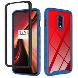 For OnePlus 7 Starry Sky Solid Color Series Shockproof PC + TPU Protective Case(Royal Blue)