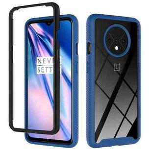 For OnePlus 7T Starry Sky Solid Color Series Shockproof PC + TPU Protective Case(Royal Blue)