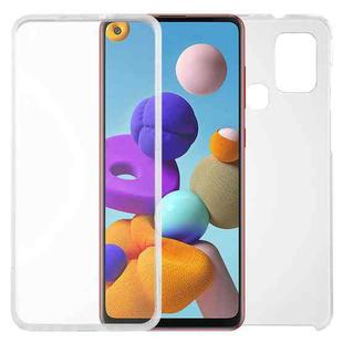 For Samsung Galaxy A21s PC+TPU Ultra-Thin Double-Sided All-Inclusive Transparent Case