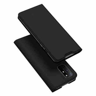 For OnePlus 8T DUX DUCIS Skin Pro Series Horizontal Flip PU + TPU Leather Case with Holder & Card Slots(Black)