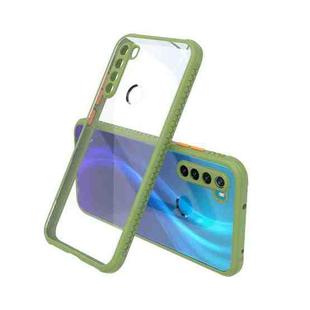 For Xiaomi Redmi Note 8 Tire Side Texture Contrast Button Shockproof PC + TPU Phone Protective Case(Green)
