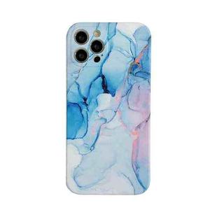 Marble Pattern TPU Protective Case For iPhone 12 Pro Max(Stone Blue)