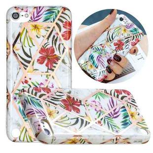 Full Plating Splicing Gilding Protective Case For iPod Touch 6 / 5(Tropical Rainforest Color Matching)