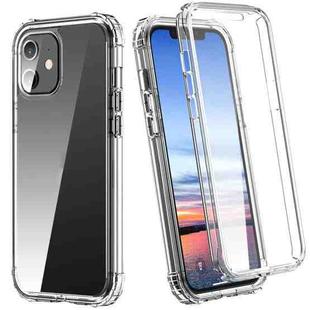 For iPhone 12 mini Front and Back Transparent Four-corner Three-proof Case (Transparent)