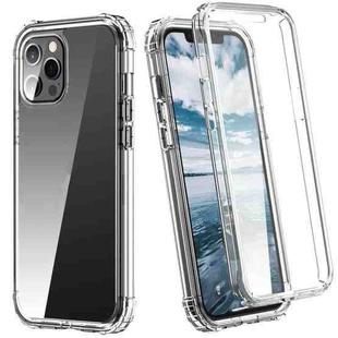 For iPhone 12 / 12 Pro Front and Back Transparent Four-corner Three-proof Case(Transparent)