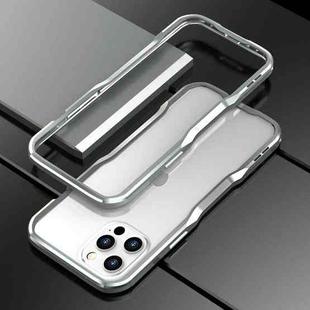 For iPhone 12 / 12 Pro Sharp Edge Magnetic Adsorption Shockproof Case(Silver)