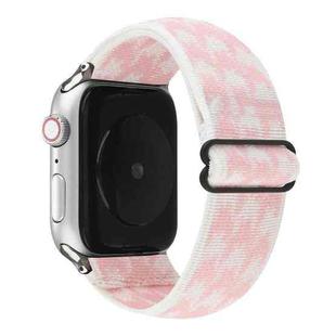 Ethnic Style Buckle Watch Band For Apple Watch Series 7 41mm / 6 & SE & 5 & 4 40mm / 3 & 2 & 1 38mm(Pink)