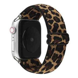 Ethnic Style Buckle Watch Band For Apple Watch Ultra 49mm / Series 8&7 45mm / SE 2&6&SE&5&4 44mm / 3&2&1 42mm(Brown Leopard)