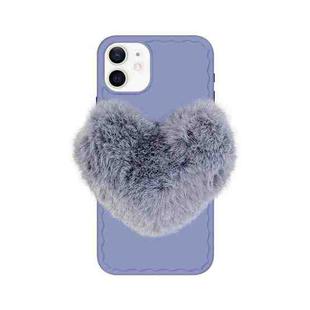 For iPhone 11 Pro Love Hairball Colorful Wave Soft Case (Haze Blue)