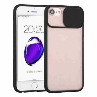 Sliding Camera Cover Design TPU Protective Case For iPhone 6(Black)
