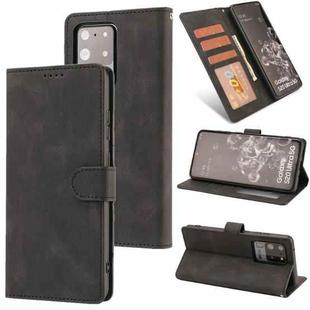 For Samsung Galaxy S20 Ultra Fantasy Classic Skin-feel Calfskin Texture Magnetic Buckle Horizontal Flip PU Leather Case with Holder & Card Slot & Wallet(Black)