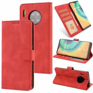 For Huawei Mate 30 Pro Fantasy Classic Skin-feel Calfskin Texture Magnetic Buckle Horizontal Flip PU Leather Case with Holder & Card Slot & Wallet(Red)