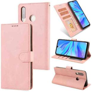 For Huawei P30 Lite / nova 4e Fantasy Classic Skin-feel Calfskin Texture Magnetic Buckle Horizontal Flip PU Leather Case with Holder & Card Slot & Wallet(Rose Gold)