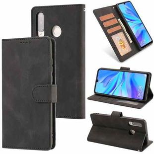 For Huawei P30 Lite / nova 4e Fantasy Classic Skin-feel Calfskin Texture Magnetic Buckle Horizontal Flip PU Leather Case with Holder & Card Slot & Wallet(Black)