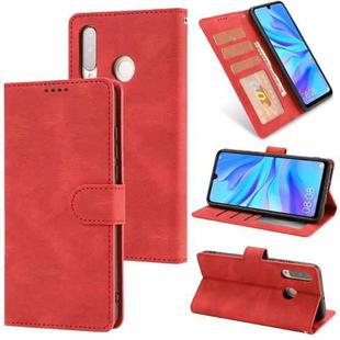 For Huawei P30 Lite / nova 4e Fantasy Classic Skin-feel Calfskin Texture Magnetic Buckle Horizontal Flip PU Leather Case with Holder & Card Slot & Wallet(Red)