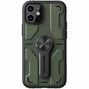 For iPhone 12 / 12 Pro NILLKIN PC + TPU Medley Case with Removable Stand(Green)