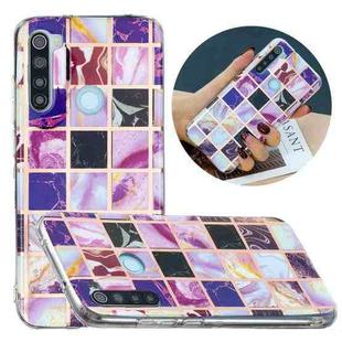 For Xiaomi Redmi Note 8 Flat Plating Splicing Gilding Protective Case(Square Color Matching)
