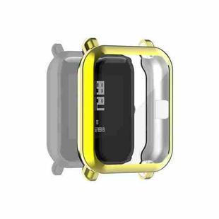 For Amazfit Pop Full Coverage TPU Protective Case Cover(Gold)