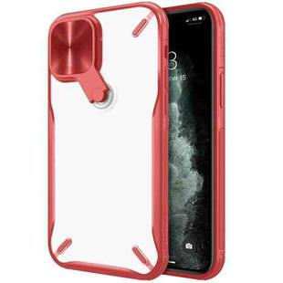 For iPhone 12 / 12 Pro NILLKIN Cyclops PC + TPU Protective Case with Movable Stand(Red)