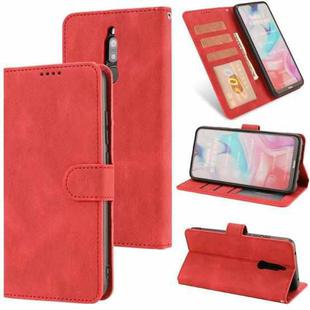 For Xiaomi Redmi 8 Fantasy Classic Skin-feel Calfskin Texture Magnetic Buckle Horizontal Flip PU Leather Case with Holder & Card Slot & Wallet(Red)