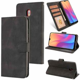 For Xiaomi Redmi 8A Fantasy Classic Skin-feel Calfskin Texture Magnetic Buckle Horizontal Flip PU Leather Case with Holder & Card Slot & Wallet(Black)