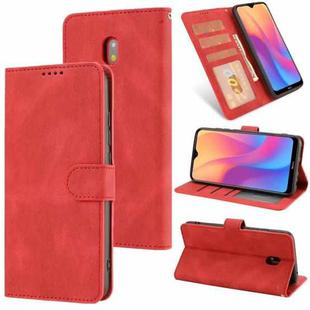 For Xiaomi Redmi 8A Fantasy Classic Skin-feel Calfskin Texture Magnetic Buckle Horizontal Flip PU Leather Case with Holder & Card Slot & Wallet(Red)