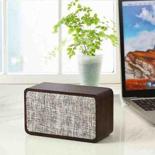 Q2 Double Speaker Wooden Bluetooth Speaker(Walnut)