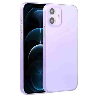 For iPhone 12 Pro Max Camera Precision Hole PP Protective Case(Purple)