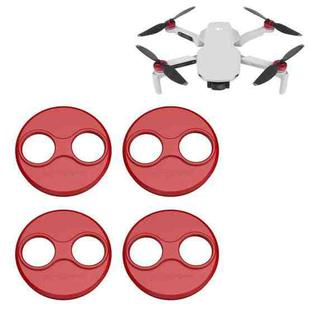 Sunnylife Dust-proof Waterproof Aluminum Alloy Motor Cover for DJI Mini 3 Pro/Mavic Mini/Mini SE(Red)