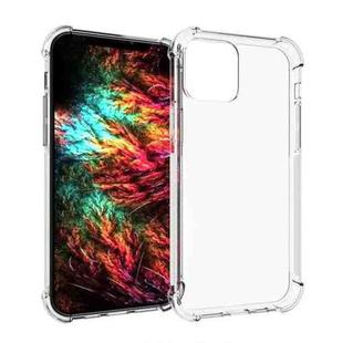 For iPhone 11 Pro Max Shockproof Non-slip Waterproof Thickening TPU Protective Case (Transparent)