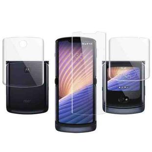 For Motorola Razr 5G IMAK Hydrogel Film III Full Coverage Screen + Back Cover Protector