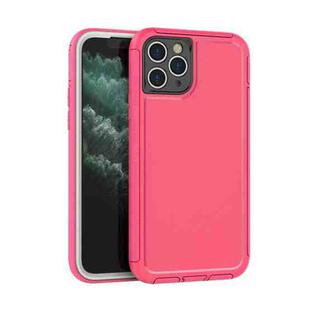 For iPhone 11 Pro 360 All-inclusive Shockproof Precise Hole PC + TPU Protective Case (Rose Red)