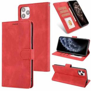 For iPhone 12 mini Fantasy Classic Skin-feel Calfskin Texture Magnetic Buckle Horizontal Flip PU Leather Case with Holder & Card Slot & Wallet (Red)