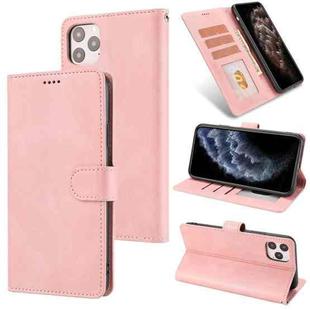 For iPhone 12 Pro Max Fantasy Classic Skin-feel Calfskin Texture Magnetic Buckle Horizontal Flip PU Leather Case with Holder & Card Slot & Wallet(Rose Gold)