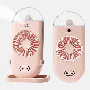 BD-BS1 Handheld Mini Humidifier Spray USB Cooling Fan (Pink)
