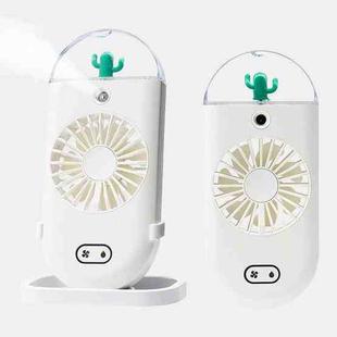 BD-BS1 Handheld Mini Humidifier Spray USB Cooling Fan (White)