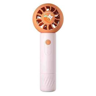 MF062 Mini Handheld Lollipop Electric Fan (Orange)